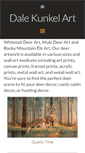 Mobile Screenshot of dalekunkeldeerart.com